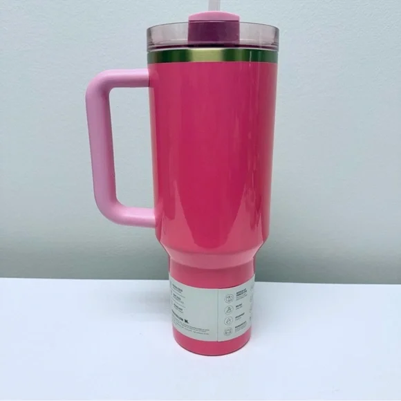Stanley Pink Parade 40 oz Tumbler, Limited Edition Quencher H2.0 FlowState, New - Picture 9 of 9